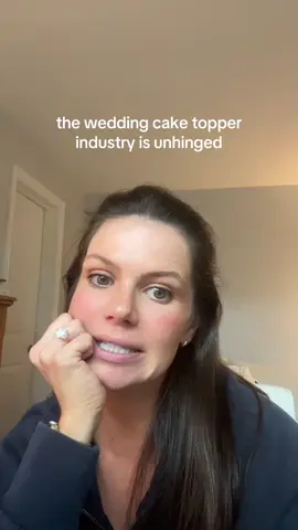Send me the link to your normal cake topper 🙏🏼 #2025bride #2025wedding #bridaltiktok #weddingcake #fyp 