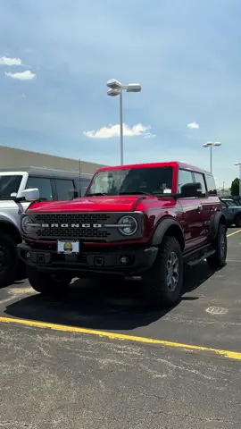Is Ruby Red the best color for the Ford Bronco? 🤔❤️ #ford #bronco #fordbronco #broncos #fordbroncos #rubyred #fordtough #fordperformance #suv #suvs #baja1000 #baja500 #offroad #landmarkford