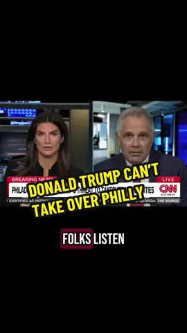 The 10th Amendment says he cannot take over the Philadelphia Police Department. There’s no legal basis and there’s no emergency. We have the lowest rate of homicides in 50 years. The only emergency is Donald Trump.