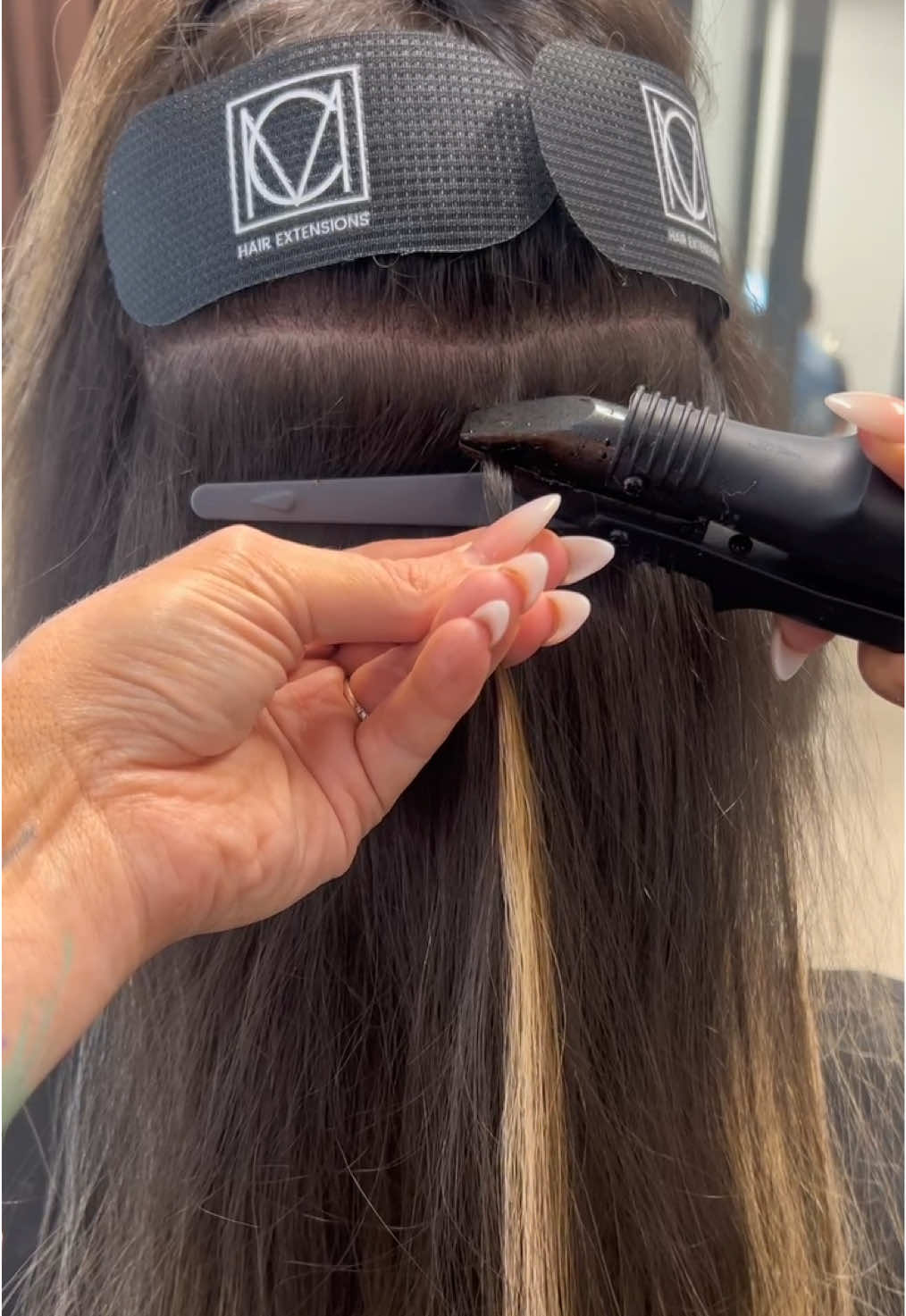Perfect  hair extension installs start with proper prep 🙌✨ If you skip washing and blow-drying your extensions before applying, you’ll never perfectly match the density or get that flawless blend. I prep all my extension hair using my favorite OliG products and the JRL Lambo hair dryer — it may look like an ordinary dryer, but it packs a serious punch. @CM Hair Extensions 22” ktip warm as honey 🍯  Here’s why I’m obsessed: 💨 D Button = powerful drying mode to get moisture out fast 💁‍♀️ S Button = styling mode for controlled airflow & shaping 🚀 Turbo Red Button = instant power boost without overheating the hair It’s lightweight, delivers high shine, dries FAST, and doesn’t get so hot that it damages the cuticle. This combo of OliG+ JRL cuts my prep time in half and makes every extension install look seamless and natural. #hairextensions #hairextensionspecialist #ktip #ktipextensions #haireducation #hairstyletutorial #hairstylistsoftiktok #denverhairstylist 