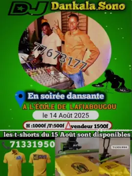#RDV le 14 Août à lafiabougou 🙏