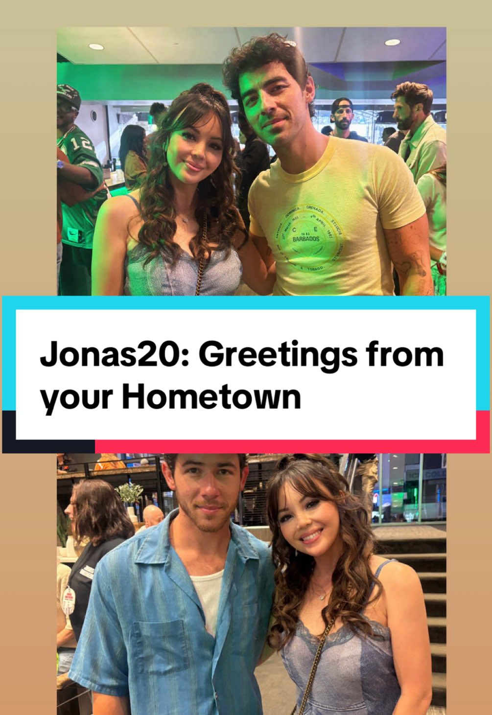 Is it 2010 again?! 🥹 This was the most nostalgic 48 hours I’ve ever had! ❤️ thank you @Jonas Brothers @Samsung TV Plus for the best time! 🙏🏻 We did that @Franklin jonas 👏🏻#jonasbrothers #greetingsfromyourhometown #camprock #actress #foryou #fyp 