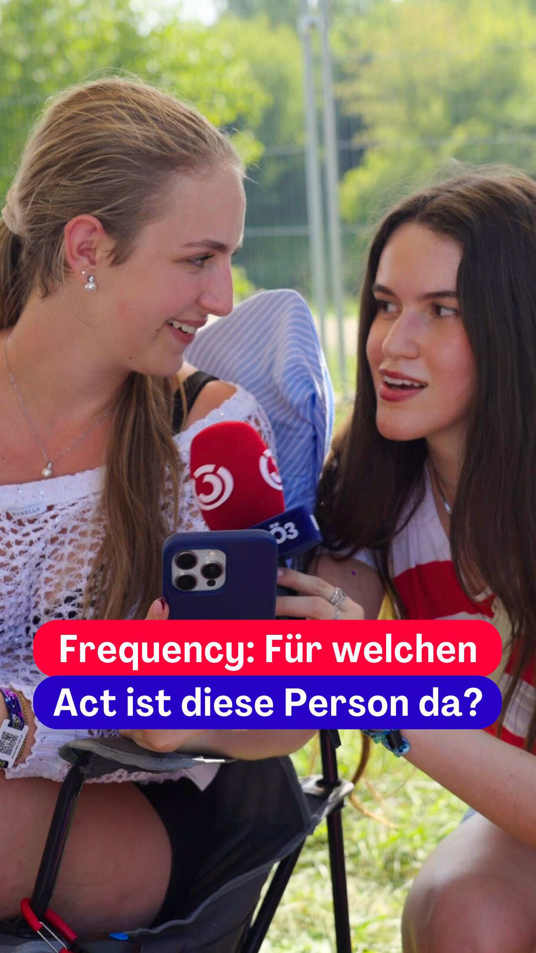 Frequency-Quiz, Level HARD: Für welchen Act ist diese Person am Festival? 🤫 Gern in den Kommentaren mitraten 👀 #ö3 #frequency #festivalreporterin #fq25 #festival #chappellroan #quiz