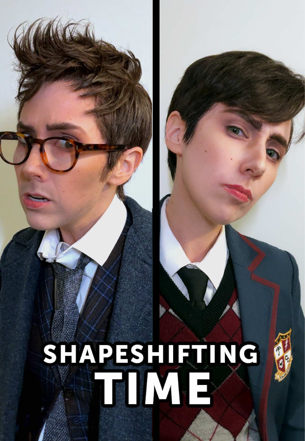It’s shapeshifting time! 🌀🕔#TheHillywoodShow #DoctorWho #DavidTennant  #UmbrellaAcademy #NumberFive @The Hillywood Show 
