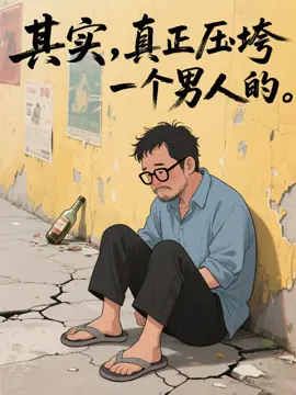 男人其实很累，为了生活一直打拼。