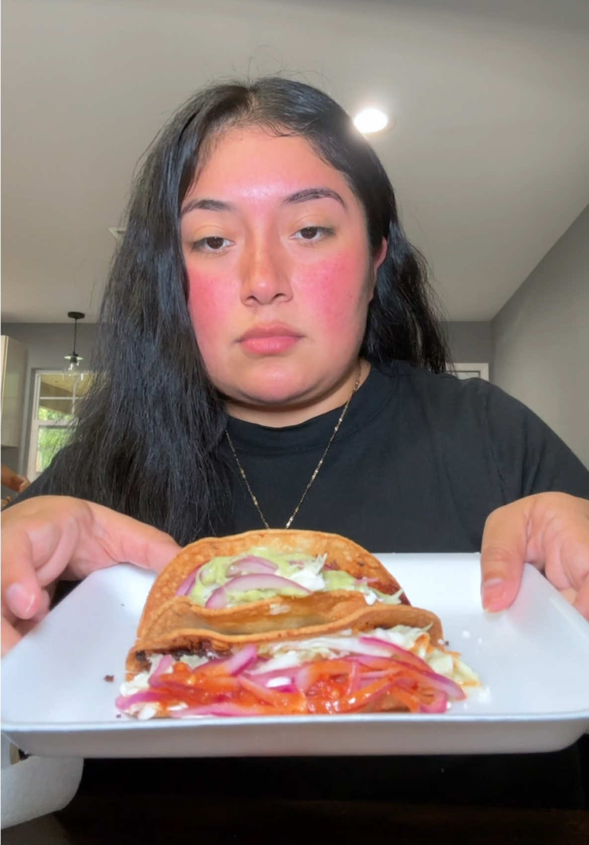 Had my mans fam over for crispy tacos #tacosdorados #mukbang #crunchyasmr #mexicanfood #comidamexicana 