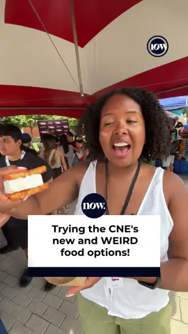 Warning: These new CNE foods are NOT for the weak of stomach 💀 From hash brown ice cream sandwiches to chicken nugget cookies, the CNE returns with some WILD treats on the menu. 🍪 🍕 Read more at nowtoronto.com. #CNE #CNEFood #Toronto #TheEx