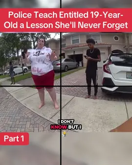 Police Teach Entitled 19-Year-Old a Lesson She'll Never Forget #cops #police #copsusa🚔🇺🇸 #policeofficer #foryou 