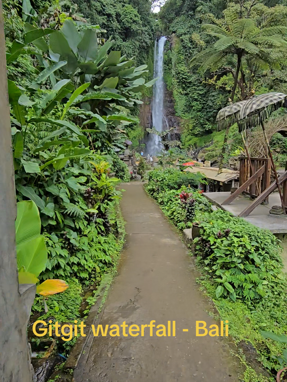 Gitgit waterfall in Bali#indonesia #fanpage #travel #foruyou #bali 