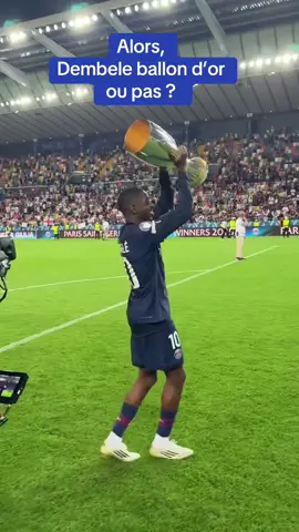 Alors, Dembele ballon d’or ou pas ?  #dembele #ousmaneballondor #supercup #uefa #football 