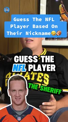 Guess The NFL Player Based On Their Nickname🤣🏈 #nfltrivia #nfl #nflfootball #dakprescott #nfltiktok 