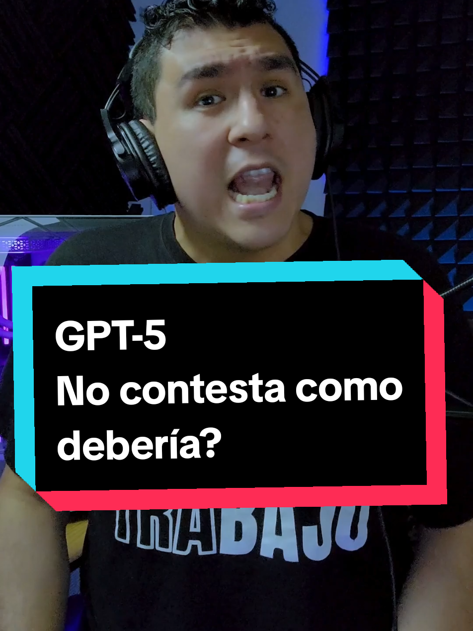 🥲El nuevo modelo de IA GPT5 en ChatGPT está causando disgusto y problemas. 😉Te muestro cómo puedes utilizar este modelo de Inteligencia Artificial para sacarle el máximo provecho. #gpt5 #chatgpt #openai  #tecnologia #inteligenciaartificial 