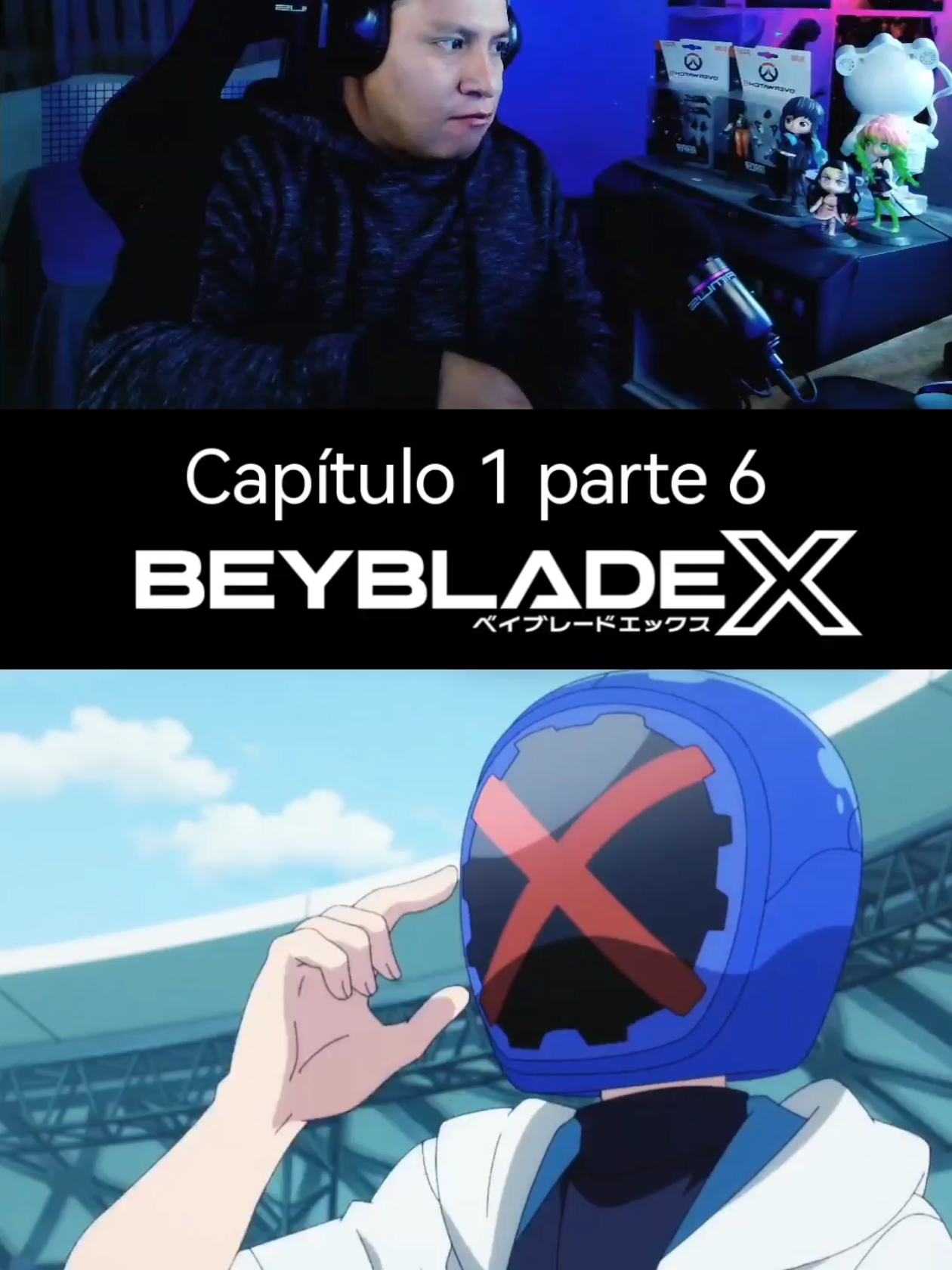 Beyblade x capitulo 1 parte 6 #beyblade #elcoleccionista #bladerX #beybladex #elvillano #beybladechile #lorddona #netflix #crunchyroll #anime #fyp