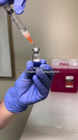 Your skin will thank you!! 🫧 #antiaging #ghkcu #copperpeptide #peptidepower #skinpeptides 