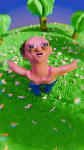 Touching grass while shirtless. Please no comments if this isn’t you. #blender #blender3d #animationmeme #nature 