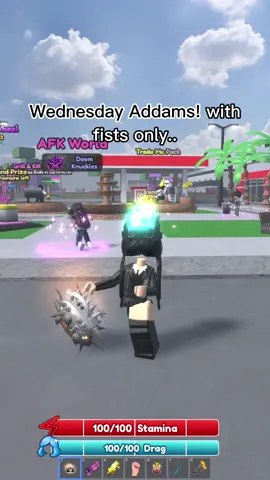 HOW DID SHE POSSIBLY LOSE 3 TIMES WITH KITTY PURSE AND BRASS KNUCKLES TO FISTS ONLY.. Mopping people in Baddies as Wednesday Addams! #baddiesroblox #robloxbaddies #baddiescheckmark #moppingpeopleinbaddies #wednesdayaddams 