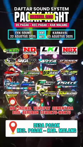 PAGAK NIGHT CARNIVAL 2025 ❗❗❗ #karnavalpagakmalang #karnavalpagak2025  #soundkarnavalindonesia #karnavalhoregjatim  #soundhoregjawatimur 
