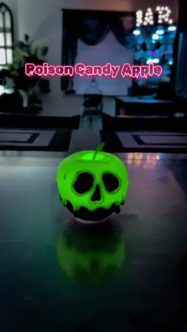 Added this glowing poison candy apple light 🍏💀✨ to my kitchen. Pairs perfectly with my other poison apples 🍎 ☠️. Hand-finished, 3D printed, and available in flicker or steady glow—because even my decor deserves a little dark enchantment year-round. #TikTokShop #PoisonApple #Wicked #spookyseason 