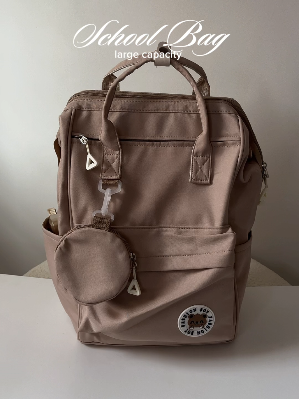 perfect din sa mga mahilig mag travel, ang dami na mailalagay mga sis!! #largecapacity #largecapacitybackpack #backpack #schoolbag 
