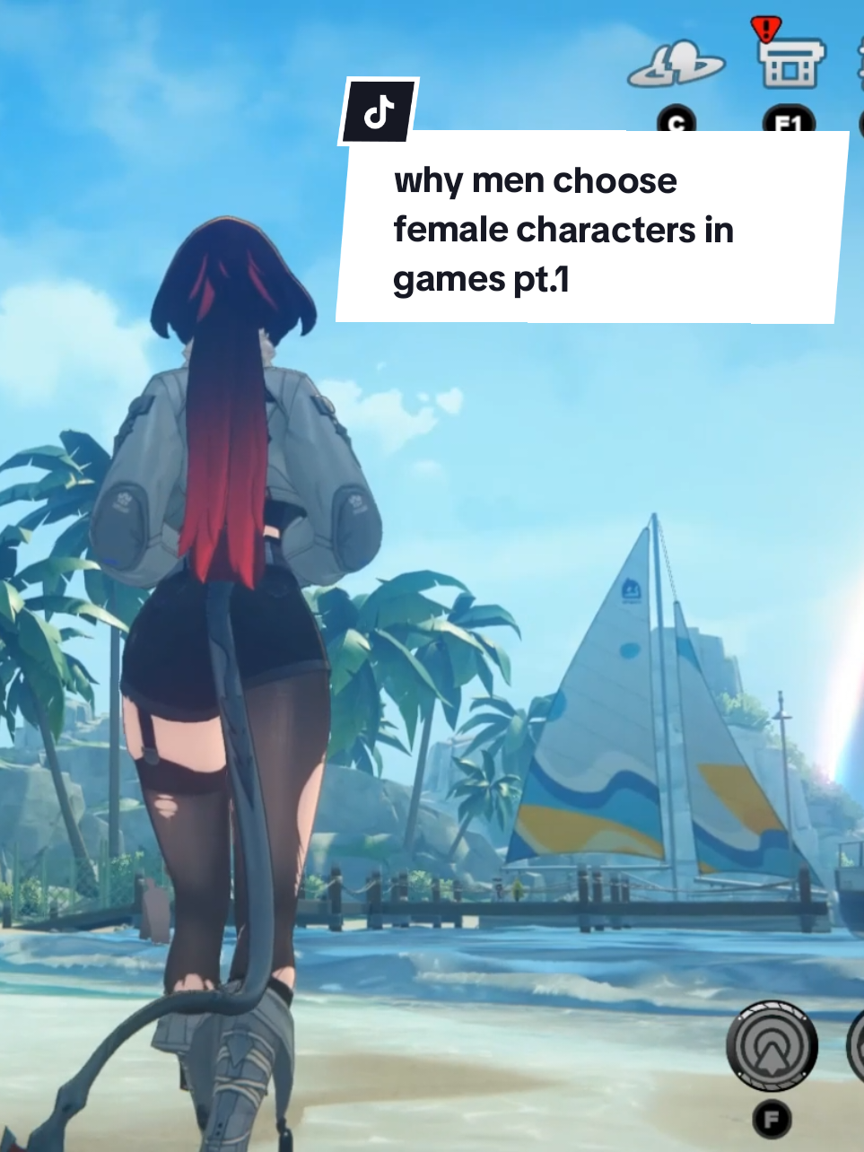 why men choose girls in videogames - #ellenjoe #fyp #paratii #gaming 