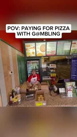 BRO GOT A FREE PIZZA!
