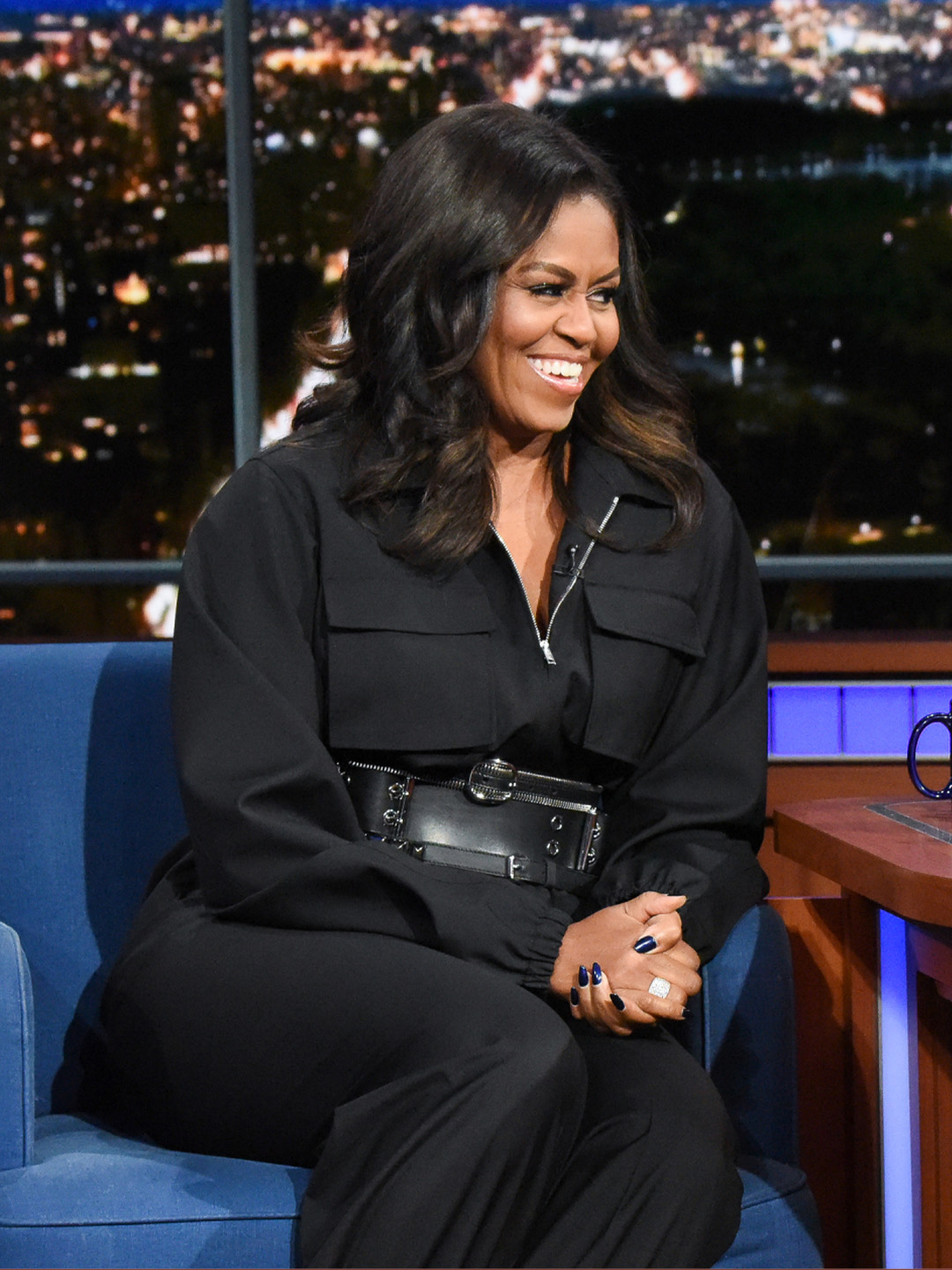 The love story of #MichelleObama and #BarackObama is very ... lawyerly. ❤️ #Colbert