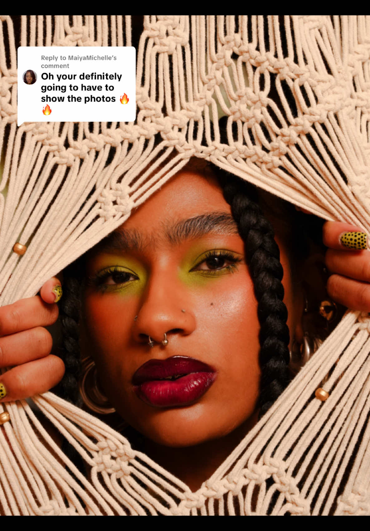 Replying to @MaiyaMichelle The TEAM -  Photo/CD - @Brandon Battle  Producer - @Nthabiseng✨  Muses - @Alliayah Ottley @sabzwiththejetpack  Gaffer/PA - Raba 🌀 Makeup (Alliayah) - yours truly 🌱  Makeup (Sabz) - @beatbyleeks  Hair - @Arianascanvas 
