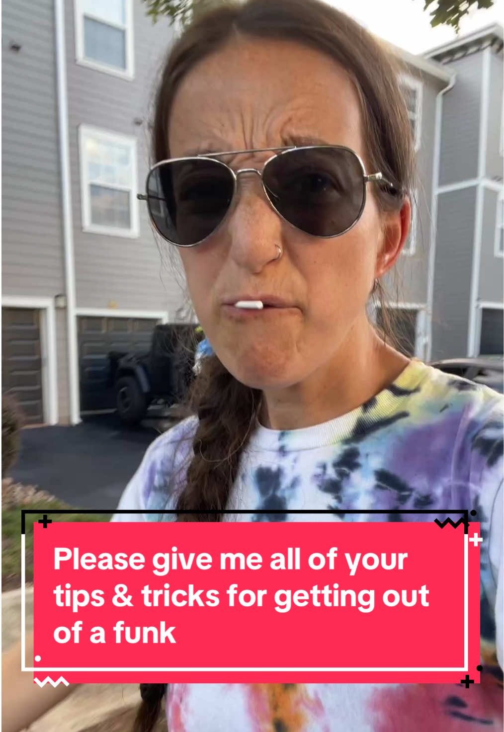 But frfr, if you have any great tips and tricks to snap out of a funk, I would really appreciate it. ##apathy##snapoutofit##surraarielle##wwyd##quitvaping 
