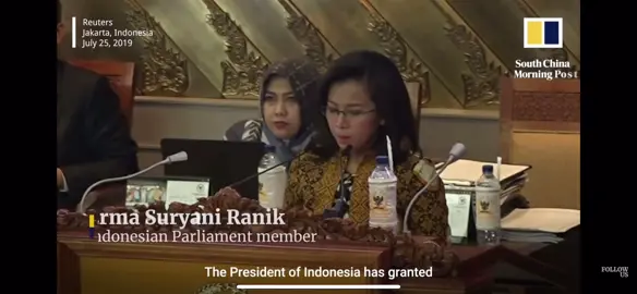 Indonesian women released from jail after being arrested for recording her boss S3xually harassing her 