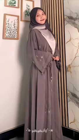 Abaya hania smoke purple ✨💜 #abayagirls #abayaremaja #abayafashion #abayastyle 