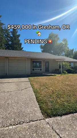 Take advantage of this buyers market while it’s here!🏡 Follow for real estate tips🏡 Call me if you’re looking to buy or sell in Oregon or Washington! 971-678-6578 #portlandrealtor #oregonrealtor #portlandrealestate #washingtonrealtor #southeastportlandrealtor          