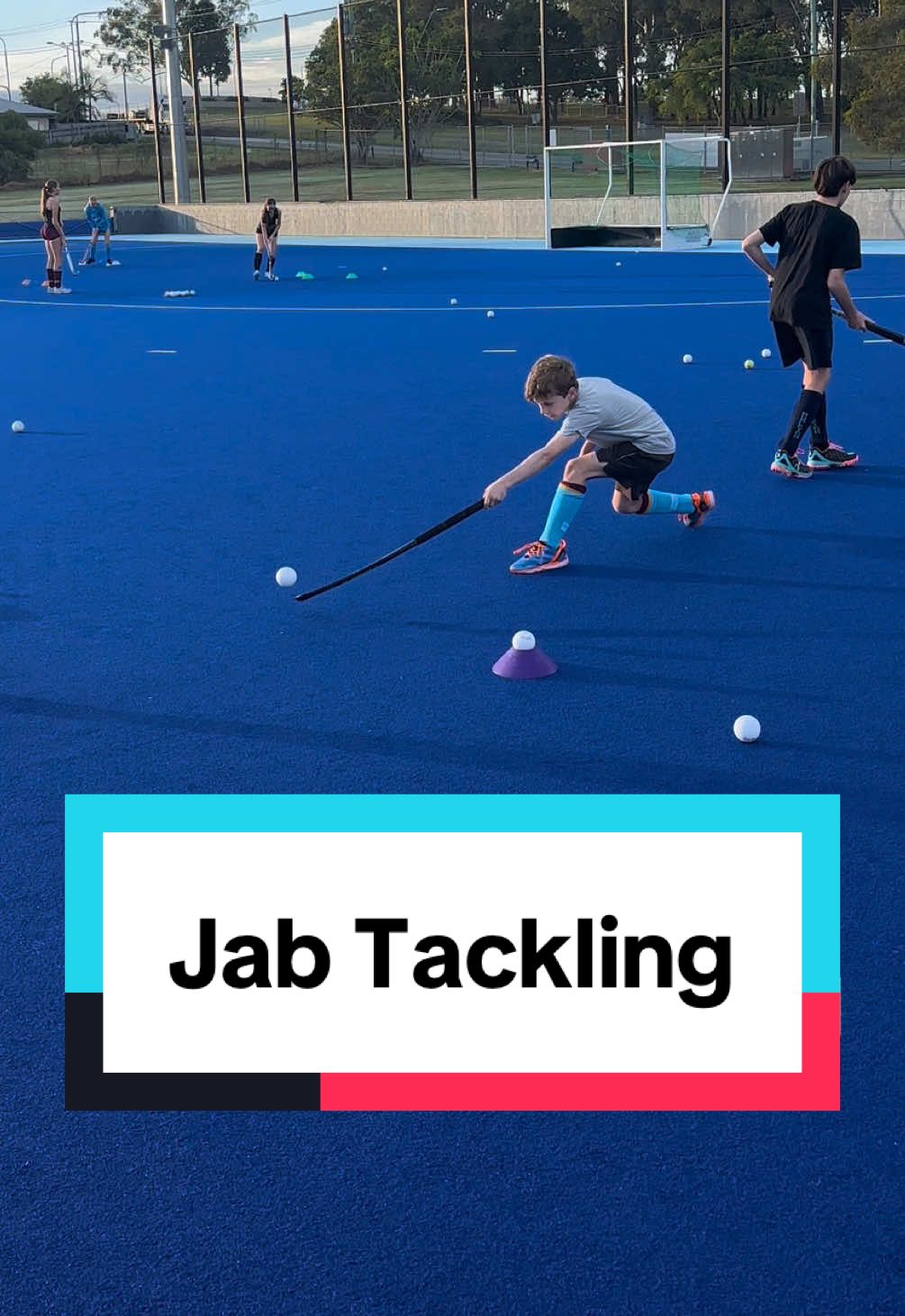 Love this jab tackling drill 🏑 Great technique here shown by an under 12 player! #fieldhockey #fieldhockeyskills #fieldhockeydrills #fieldhockeytips #fieldhockeycoach