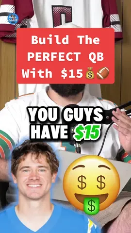 Build The PERFECT QB With $15💰🏈 #nfl #nflrankings #nfltrivia #fantasyfootball #nfltiktok 