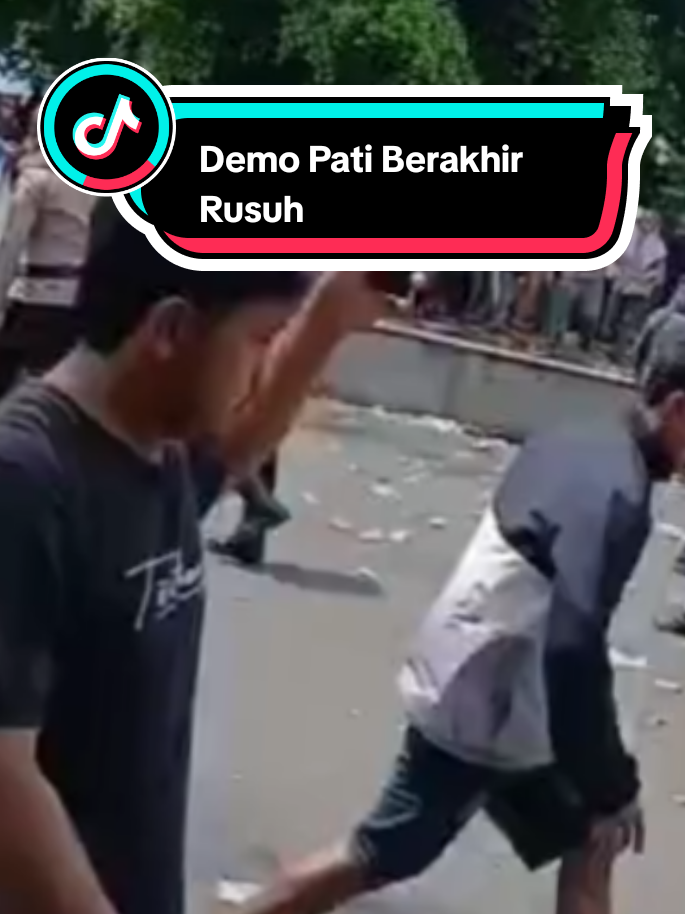 Demo di Pati Rusuh, #pengamanandemo #jatenghits #demopati #demopatihariini #demo 