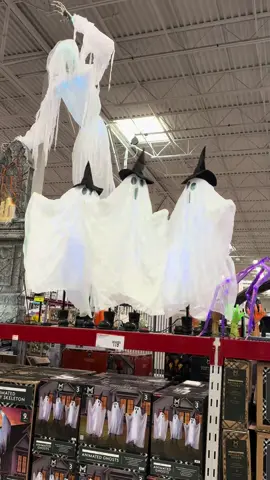 This decor understood the assignment 💀✨ @Sam’s Club #whitechicks #ghost #halloweendecor #fyp #viral 