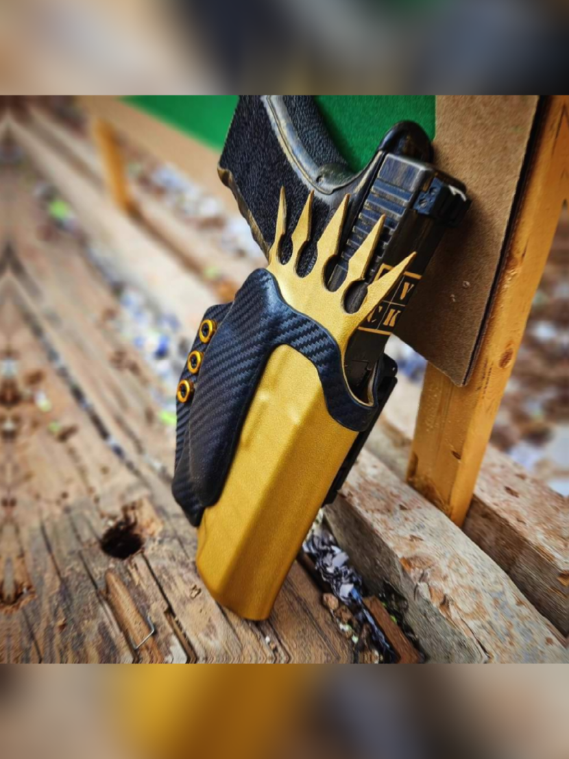 Why do they call me the KING of Kydex? You tell me.  #KingOfKydex #CVCKHolsters #BeTheEnvyOfTheRange #kydexholster #pewpewpew 