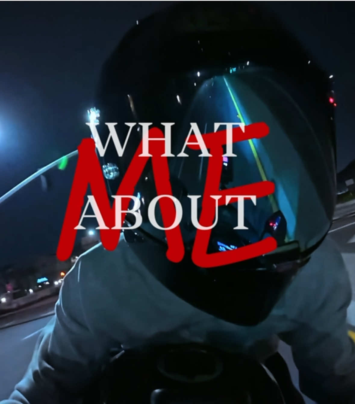 what about meeeeeee??? #biker #nightride #motorcycle #vibe #biketok 