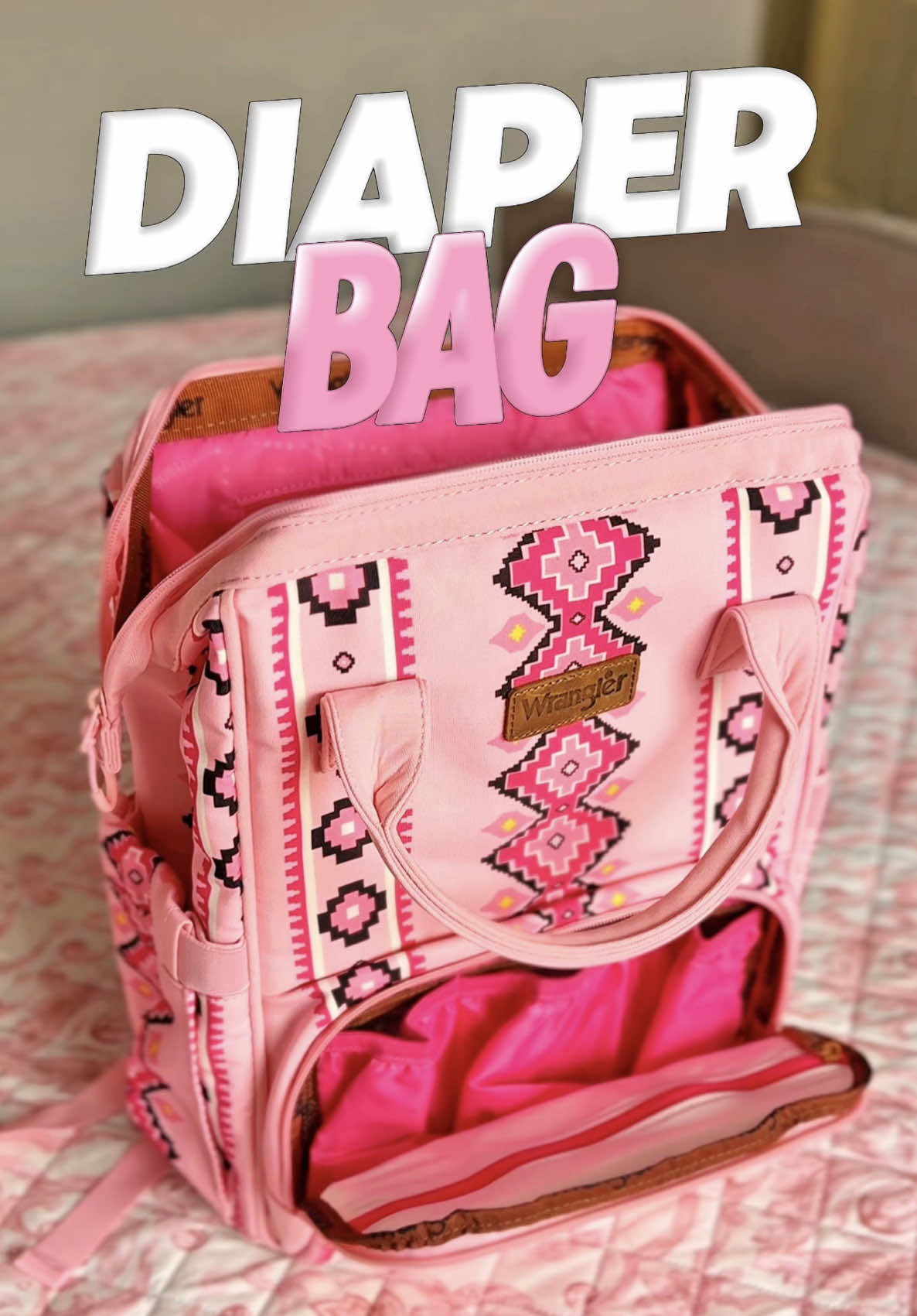 STUNNNIINGG💖💖✨ #pink #diaperbag 
