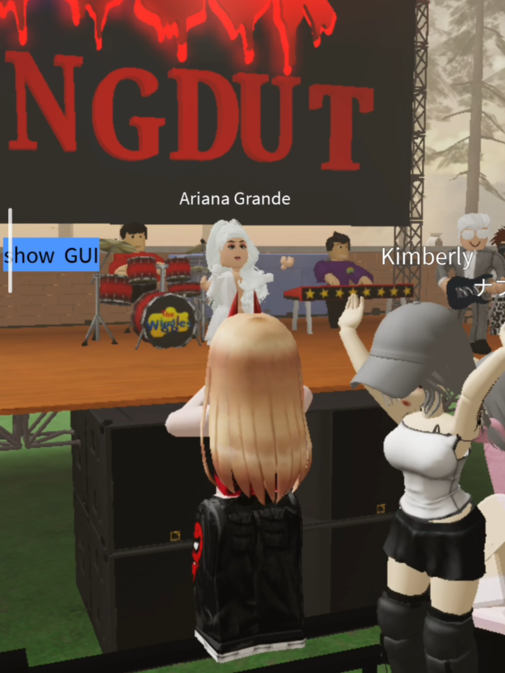 malem di salon de fiestas, siangnya dangdutan 😘 #orkesdangdut #robloxfyp #salondefiestasroblox💃🏻💃🏻 
