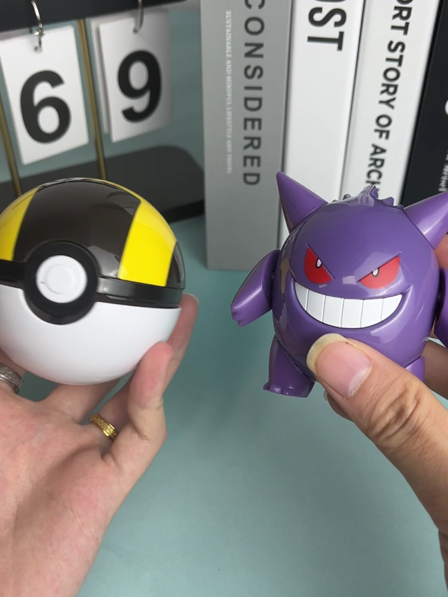 #toy #pokemon #pokemontoys #fyp#DIY #elfball #Gengar 
