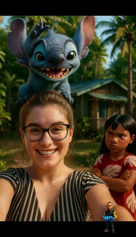 STICH HD 📸😜 1️⃣Abra o CHATGPT ✔️  2️⃣Insira sua IMAGEM✔️ 3️⃣Cole seu PROMPT ✔️👉🏾 #stich #HD #fotos #prompt #filme 