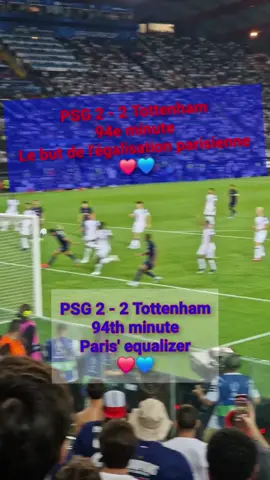 PSG vs Tottenham, Le But Égaliseur Parisien ⚽🥅 ❤️💙 PSG vs Tottenham, Paris' Equalizer ⚽🥅 ❤️💙 Supercoupe d'Europe 2025 🏆 2025 UEFA Supercup  Et TOI, tu croyais un retour dans le match possible ? ❓ Did YOU think PSG could make a comeback in this game? ❤️💙 #PSG #ParisSaintGermain #IciCestParis #SuperCup  #Supercoupe 