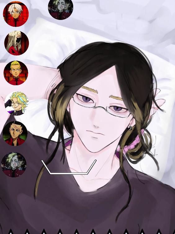 Ran's Day Off i apologize for my lazy coloring style #digitalart #haitaniran #tokyorevengers #Akina୨୧ 