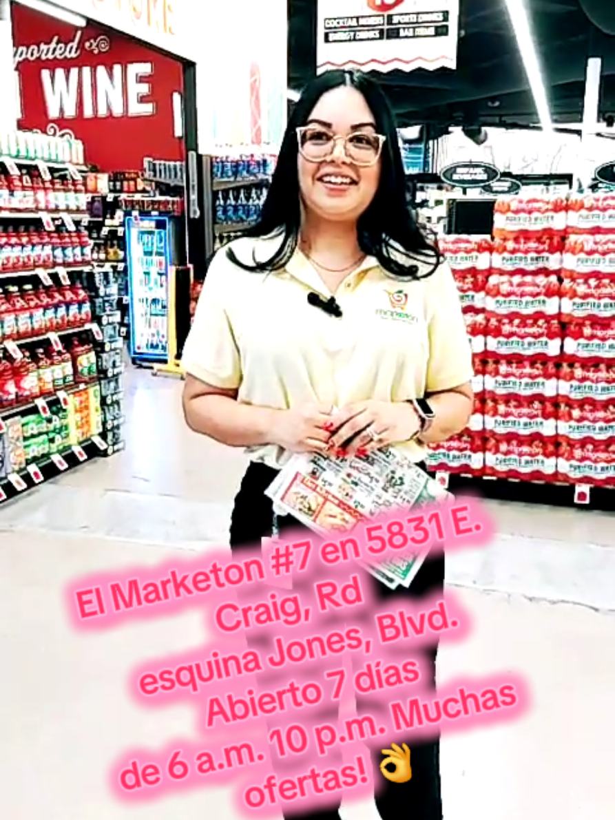Mitoteros.- ¿Ya visitaste el nuevo Marketon en Craig, Rd & Jones, Blvd.? Hay de todo! Articulos, productos, ingredientes y comidas de toda America Latina! Excelentes precios! 5831 E. Craig, Rd. Regal Plaza esquina con Jones, Blvd. Abierto 6 a.m. - 10 p.m. Grandes ofertas y especiales los 7 días de la semana! Después no digan que no les avisé Mitoteros! #andresmendozaelmitotero #TodoSomosMitoteros #LaVozdelaComunidad #elmitoterodelasvegas 