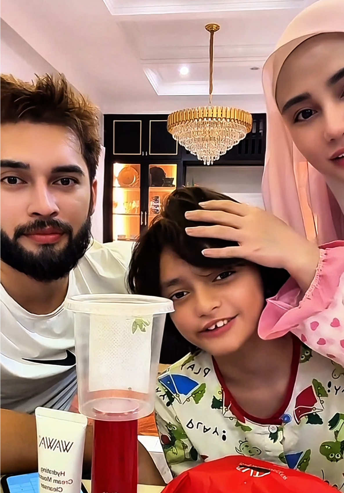 Comelnyaaaa satu family niii😆✨ #wawazainal #aerilzafrel #funny #fun #fyppp 