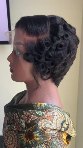 Isn’t she a beauty? 😍 Link in bio for purchase 🥳 #bonjewls #bonjewlshair #pixiewig #curlypixiewig #pixiecut #pixie #blackgirltiktok 