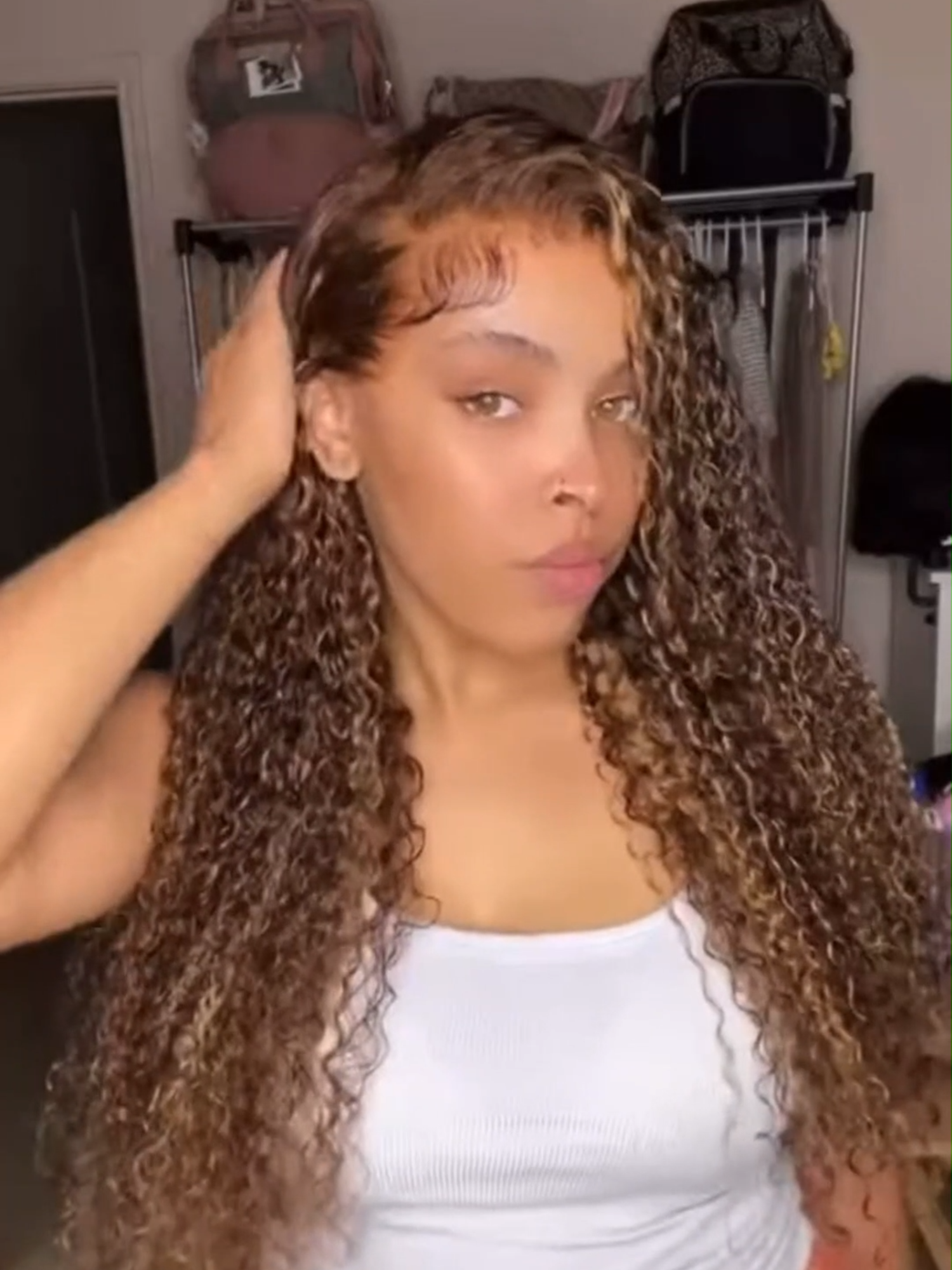 #huamnhairwigs #wigs #deepwavefrontal #huamn #13x6frontalwig #highlight #honey #wig