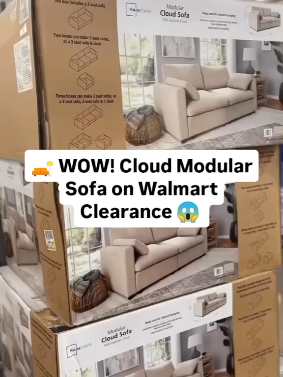 🛋️ WOW! Cloud Modular Sofa on Walmart Clearance 😱 Upgrade Your Living Room for Less! 🏠💸 #targetfinds🎯 #walmartclearancefinds #walmartclearance #walmartdeals #targetfinds🎯 #targethaul #targetfinds #targetdoesitagain🎯 #walmartclearance #summerdays