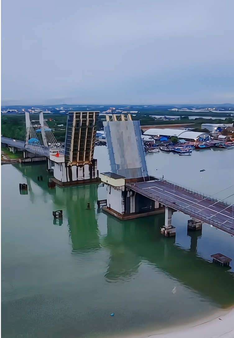Yang tinggal di bangka, punya kenangan apa di jembatan ini :) #dji #foryou #fyp #pangkalpinang #bangkabelitung #memory 