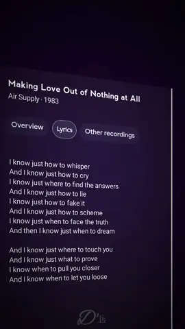 Making Love Out of Nothing at All || Cover•Dimas Senopati🎶🎧  #fyp #lyrics #musicvideo #music #foryou 